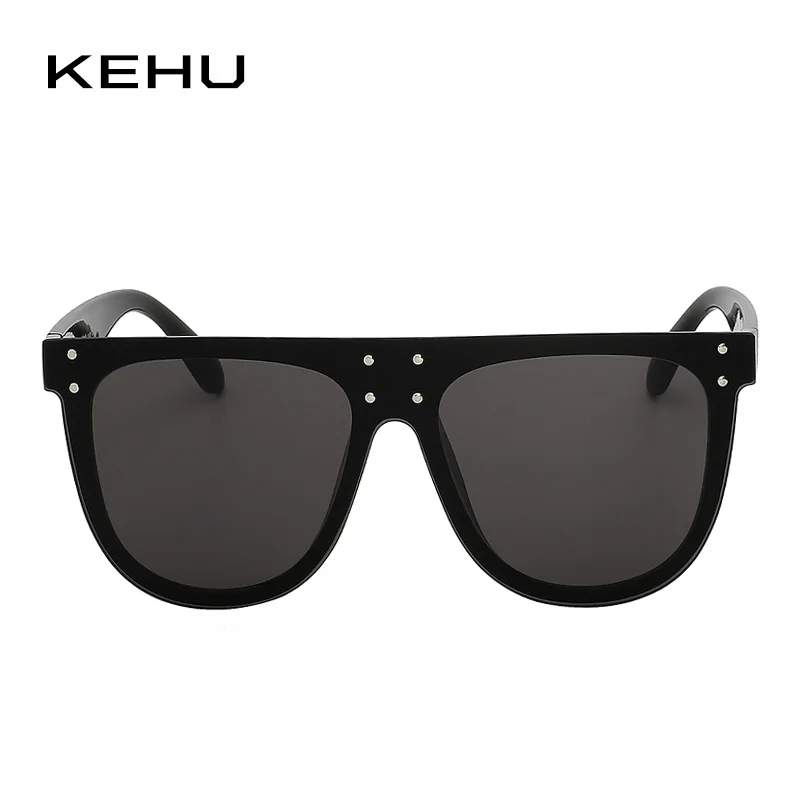 Женские солнцезащитные очки KEHU брендовые с заклепками квадратные|brand women