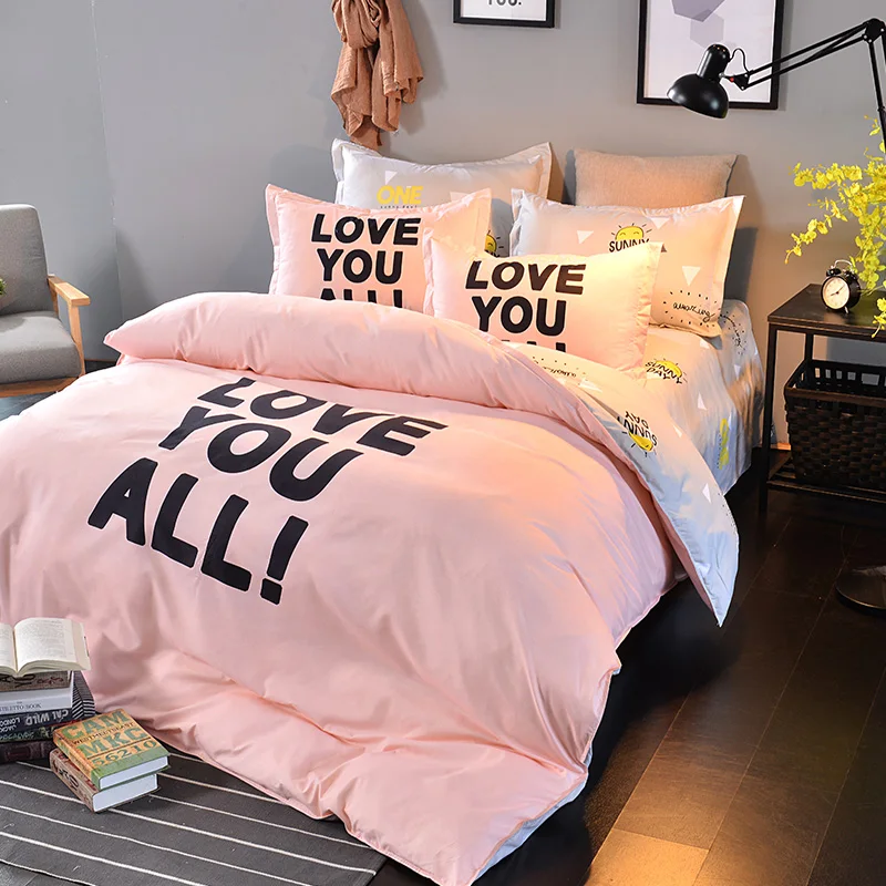 

Naturelife Soft Cotton Bedding Set Cover Bed Sheet Modern Bedding Sets