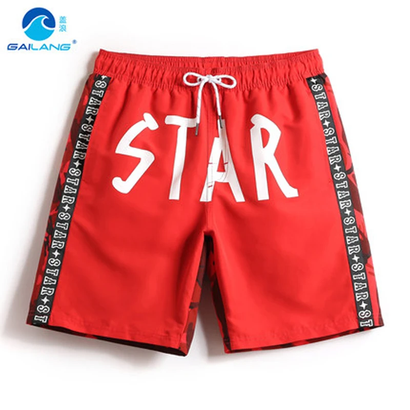 Ginásio de Esportes Shorts de Corrida Pranchinha de Surf Homens Verão Boardshorts Corredores Natação Surf Quick Dry Tamanho Grande Musculação