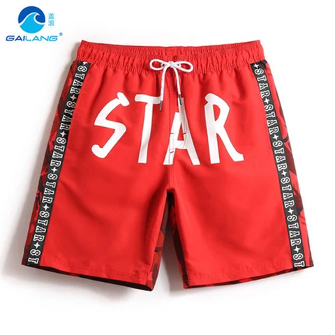Ginásio de Esportes Shorts de Corrida Pranchinha de Surf Homens Verão Boardshorts Corredores Natação Surf Quick Dry Tamanho Grande Musculação