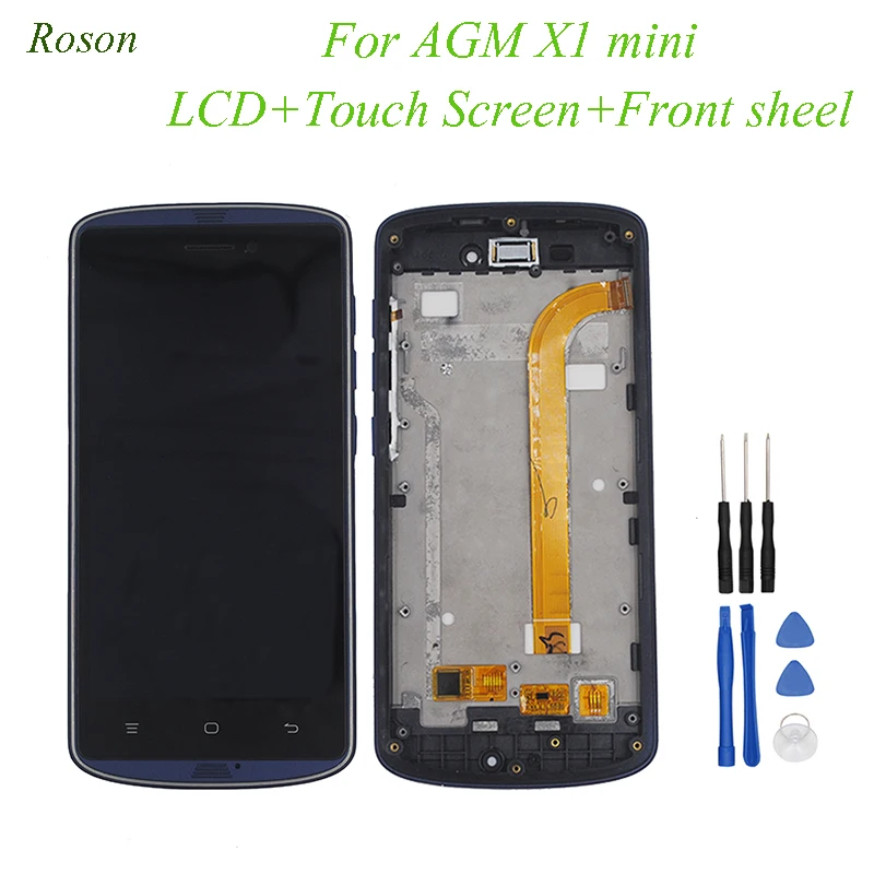 

Roson AGM X1 Mini LCD Display and Touch Screen 5.0" Digitizer With Frame Assembly Repair Parts for AGM X1 Mini