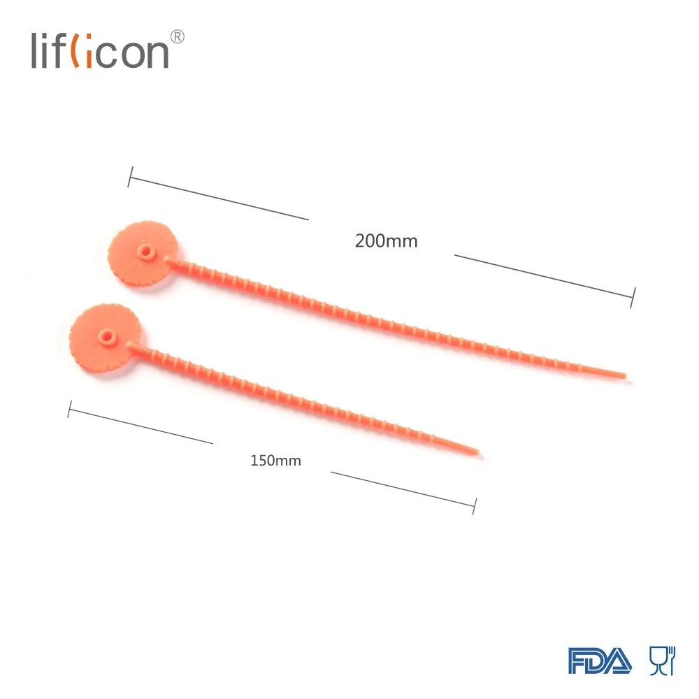 Liflicon Пищевая силиконовая Завязки для пакетов Красочные Универсальные силиконовые стяжки мультяшный кабель ремешок проволочный зажим для хлеба для сохранения пищи(8 шт