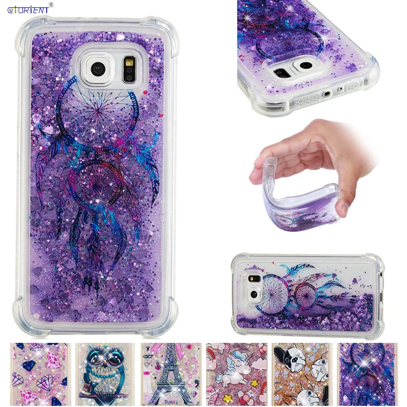 Чехол Quicksand для Samsung Galaxy S6 S 6 G920 G920F чехол телефона SM-G920F SM-G920i G920FD SM G920W8 | Мобильные