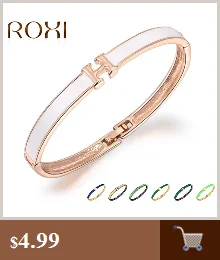ROXI очаровательные бусины милый Хрустальный браслет розовое золото свадебные украшения панк кулон браслеты и браслеты женские браслеты-Мода подарок