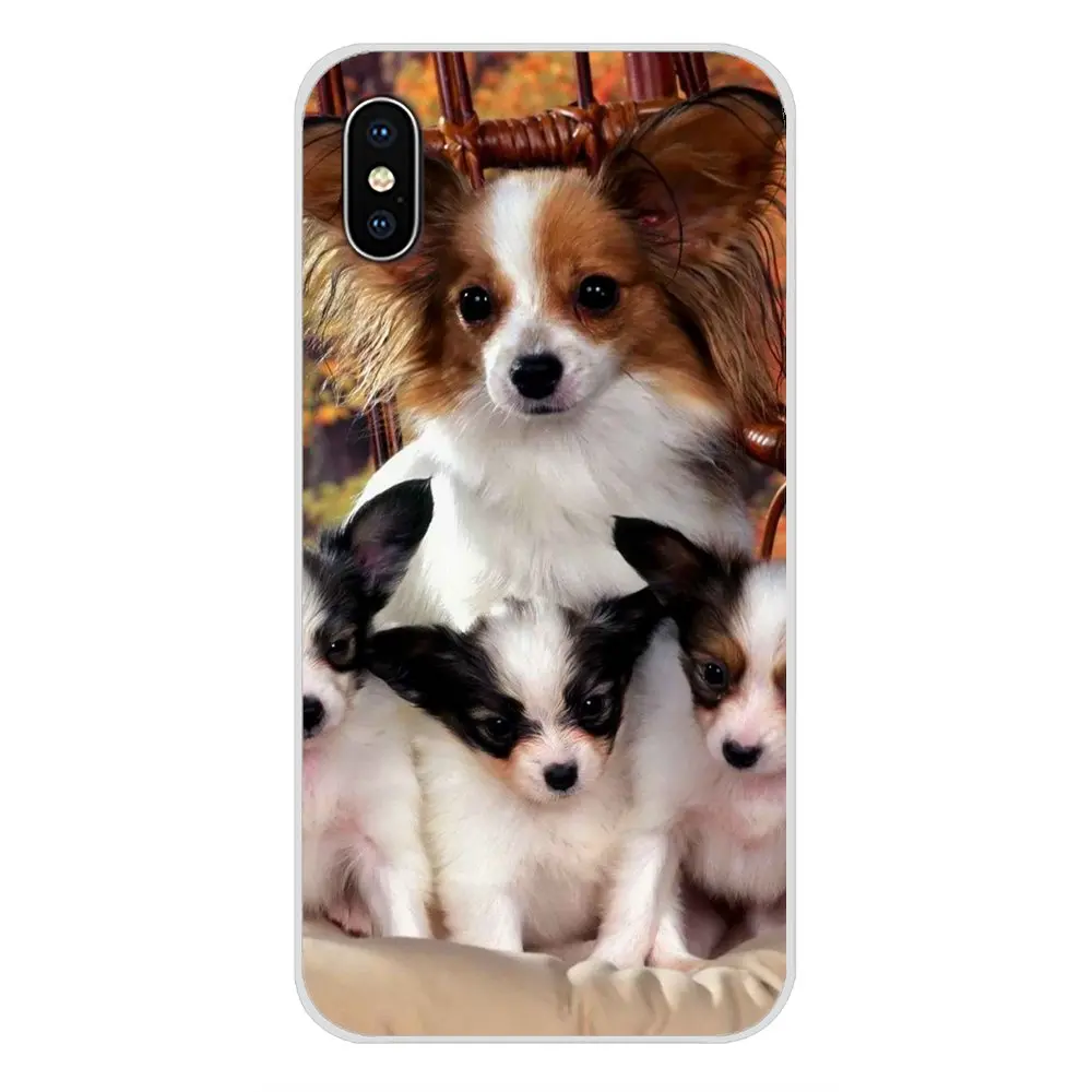 Аксессуары для телефона Papillon Puppy dog чехол Xiaomi Mi4 Mi5 Mi5S Mi6 Mi A1 A2 5X 6X 8 9 Lite SE Pro Max Mix 2 3