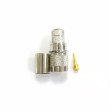 NEW RISE 1pc TNC male plug RF Coax Connector Crimp RG8,RG213,LMR400 Cable Straight Nickelplated