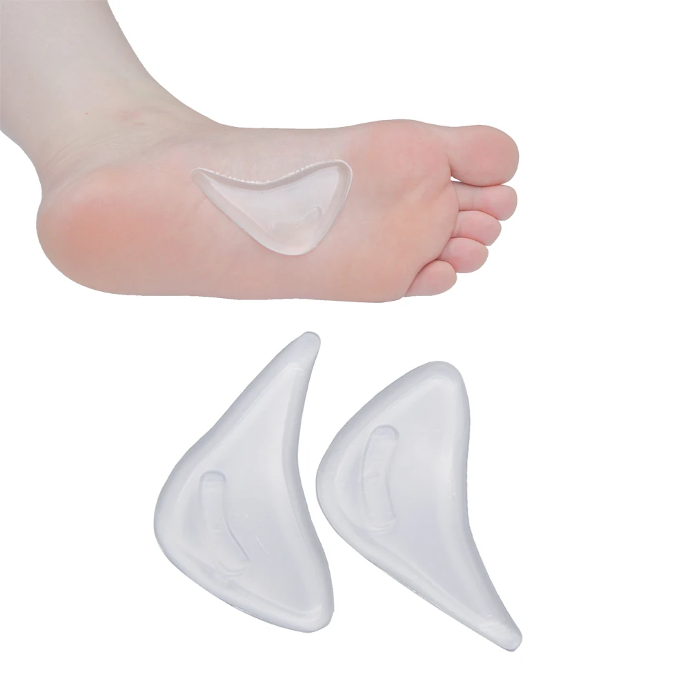 10pcs High Quality Arch Support Gel Pads Flat Feet Orthotic Non Slip Heel Pad And Forefoot Pad