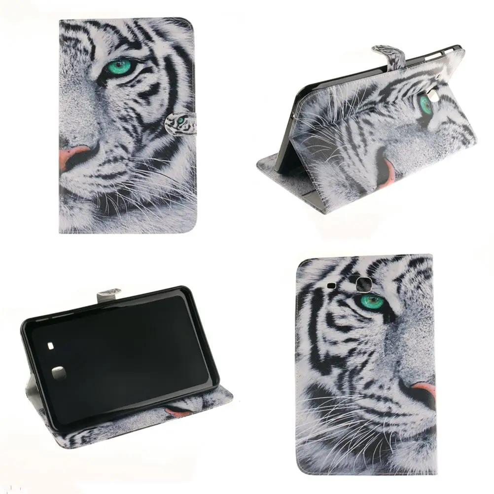 Чехол подставка из ПУ кожи для Samsung Galaxy Tab E 9. 0 T560 T561 S2 T715 T815 S T700 T800 #|stand case|stand case for