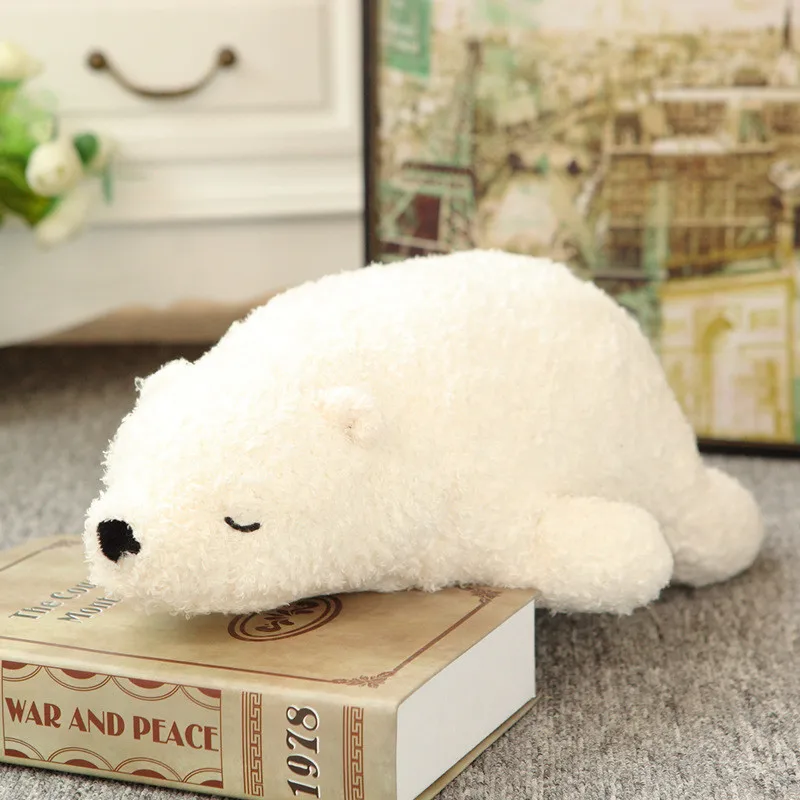 Супер милый плюшевый полярный медведь игрушки мягкие животные Peluche куклы Подушка