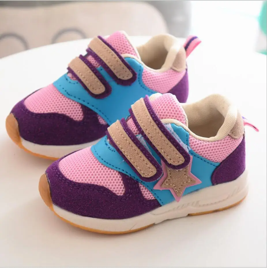 

2018 autumn children's shoes new small baby color matching function shoes breathable baby shoes mesh children's sports shoes
