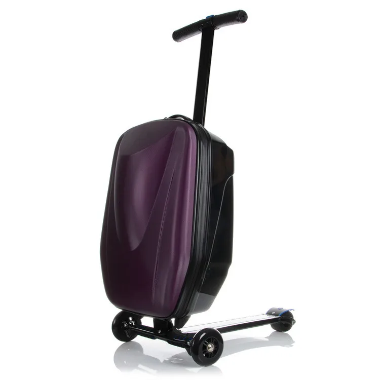 Whole saling Good quality skateboard rolling luggage scooter suitcase on wheels | Багаж и сумки