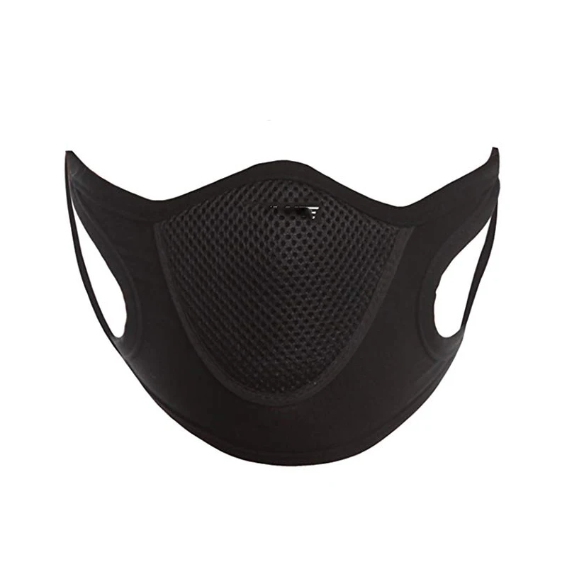 Полиэфирная маска для лица, для езды на велосипеде, ветрозащитная, против пыли, против загрязнения, респиратор, полумаска для лица, для спорта на открытом воздухе