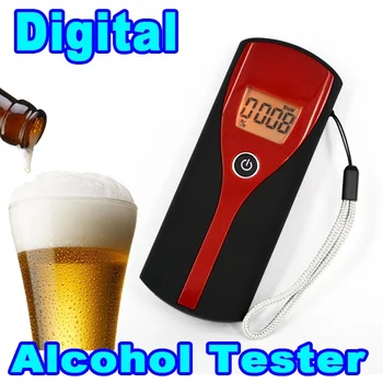 

2019 Hot professional Digital Alcohol Tester Breath Tester Easy Breathalyzer Analyzer with LCD Display For Driver Safe Drive