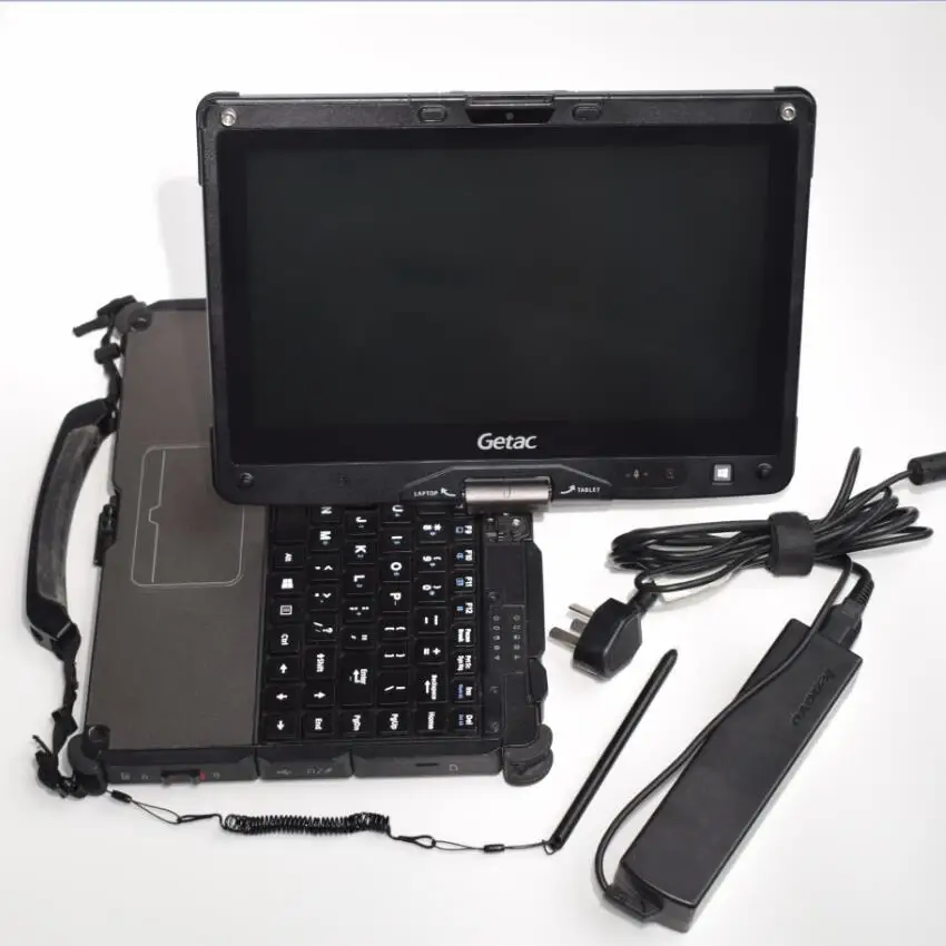 New Arrival Used laptop Getac V110 I5 4G/8G computer ToughScreen Tablet PC with 2 batteries for mb star Auto diagnosis tool - Цвет: Getac i5 4g