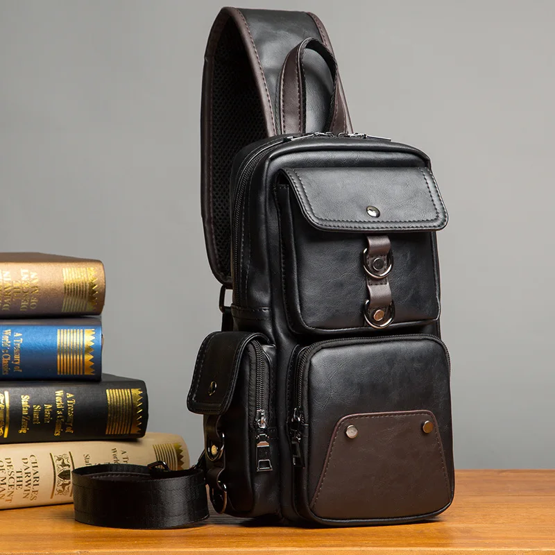 GUMST جلدية Crossbody أكياس للرجال رسول حقيبة صدر للرجال 2019 جديد الأزياء حقيبة عادية للماء بو حقائب كتف واحدة GUMST جلدية Crossbody أكياس للرجال رسول حقيبة صدر للرجال 2019 جديد الأزياء حقيبة عادية للماء بو حقائب كتف واحدة