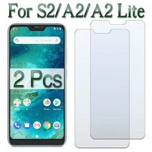 2 шт. для Xiaomi mi A2 Lite стекло закаленное на красном mi S2 экран протектор Ksio mi My A2Lite S A 2 2 S 2A крышка Glas Tremp стекло es