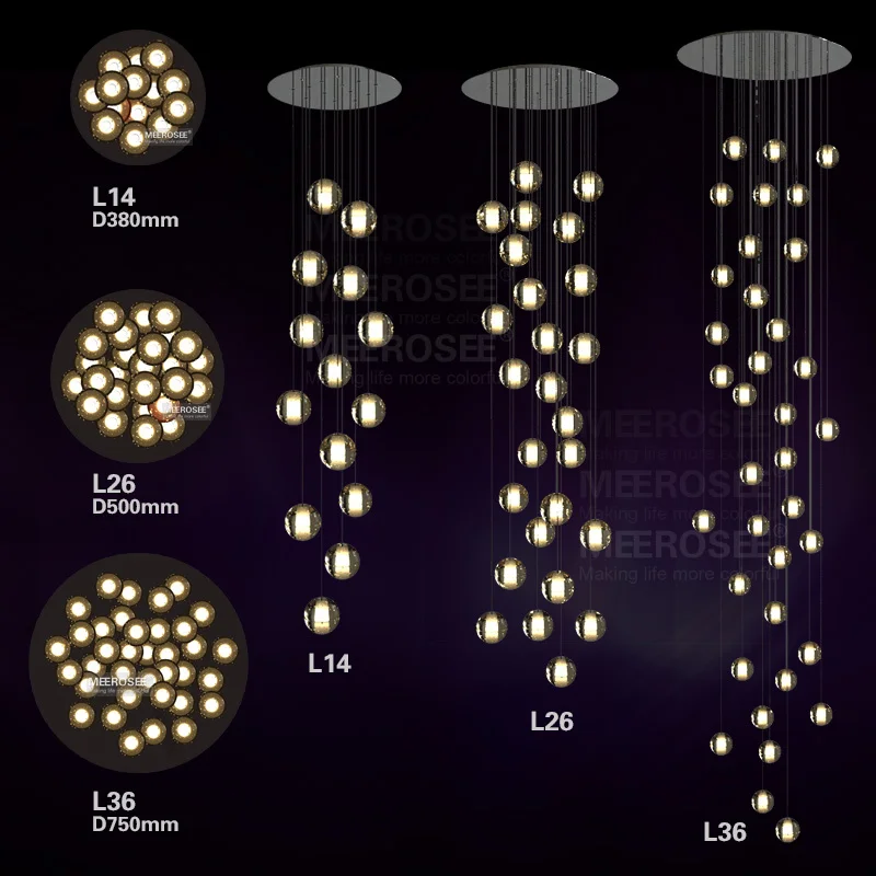 Modern Decoration Led Crystal Bubbles Ball Light Dinning Pendant Modern Decoration Led Crystal Bubbles Ball Light Dinning Pendant Fixture With Bulbs Mounted Base Hanging Lamp In Lights From