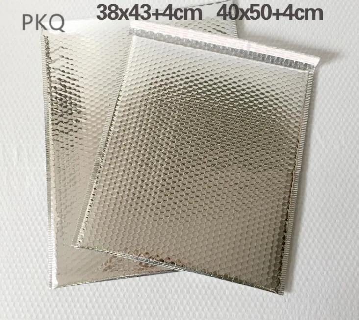 New arrival 20pcs//lot Silver Envelope foil Bubble Mail Bag Bubble Postage Shippi
