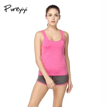 Pureyiyi женский спортивный костюм для йоги комплект с бюстгальтером 2 шт. женская летняя спортивная одежда без рукавов для тренировок в тренажерном зале одежда быстросохнущие шорты