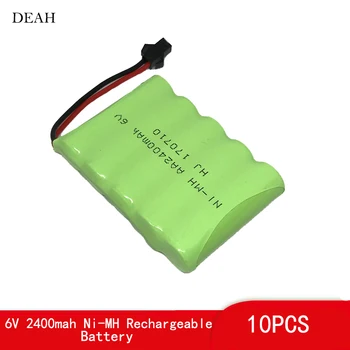 

10pcs 6v 2400mAh AA NI-MH Rechargerable Battery pack for Remote Control toy electric lighting security facilities RC Toys Cars