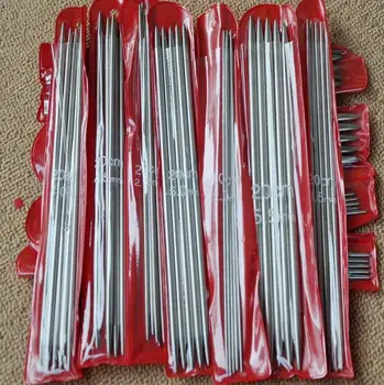 

5pc/size 11size/set 50 set/lot Stainless Straight Needle Knitting Needlework Knitted needle DIY Handicrafts Needle-777193