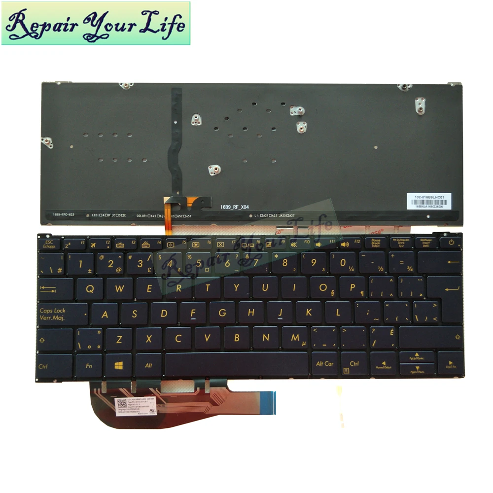 Repair You Life laptop keyboard for Asus ZenBook 3 UX390UA