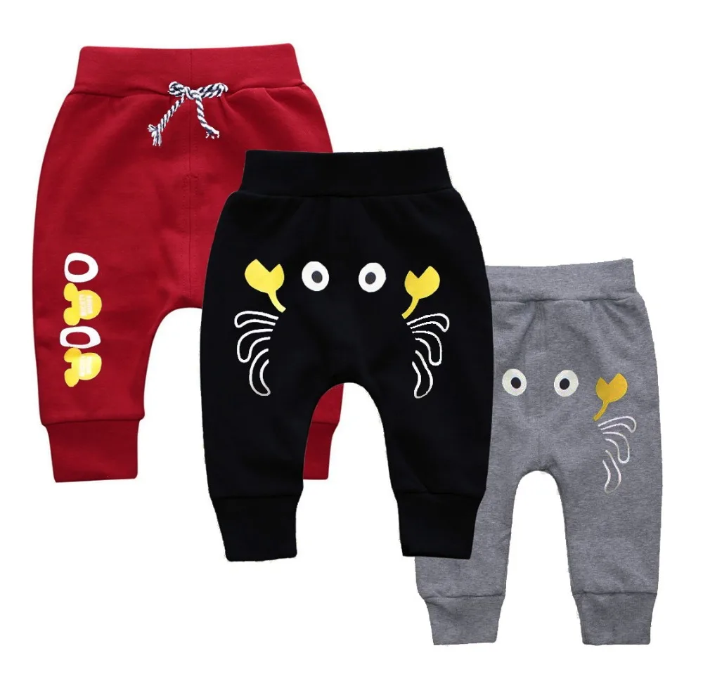 Baby Boy Girl Kids Pants crab Pattern Children Harem Pants Summer