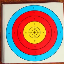 10 штук 40x40 см высокого качества шт мишень для стрельбы из лука стрельба бумага для мишени для охоты для рекурсивного лука арбалета#293285