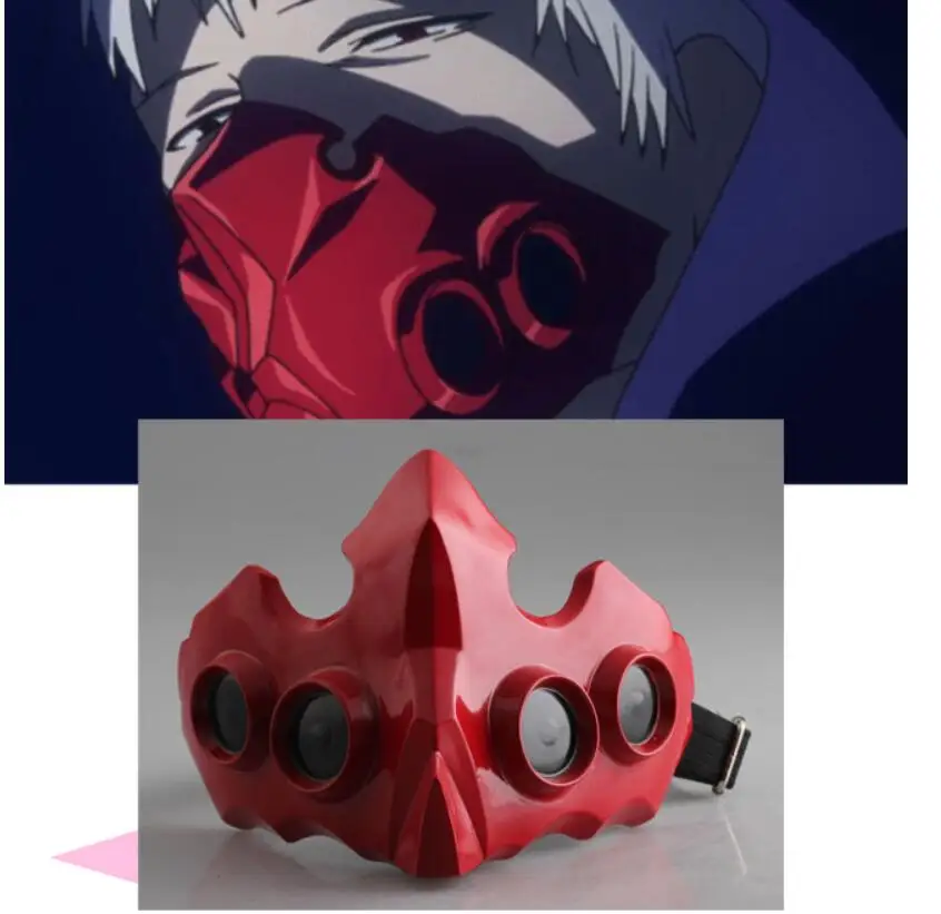 

Tokyo Ghoul Cosplay Mask Cosplay Face Mask FRP Mask Cosplay Prop Halloween Horrible Mask Gift Drop Ship