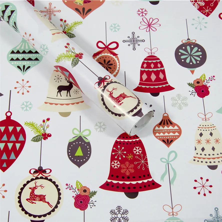 

Christmas Wrapping Paper 3PCS Merry Christmas Wrapping Paper Gift Present Tree Wrap Xmas Party Decorative Christmas Gift 30
