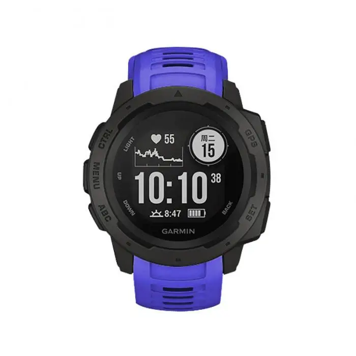 Спортивный силиконовый ремешок быстросъемный сменный ремешок для часов Garmin Instinct 8899