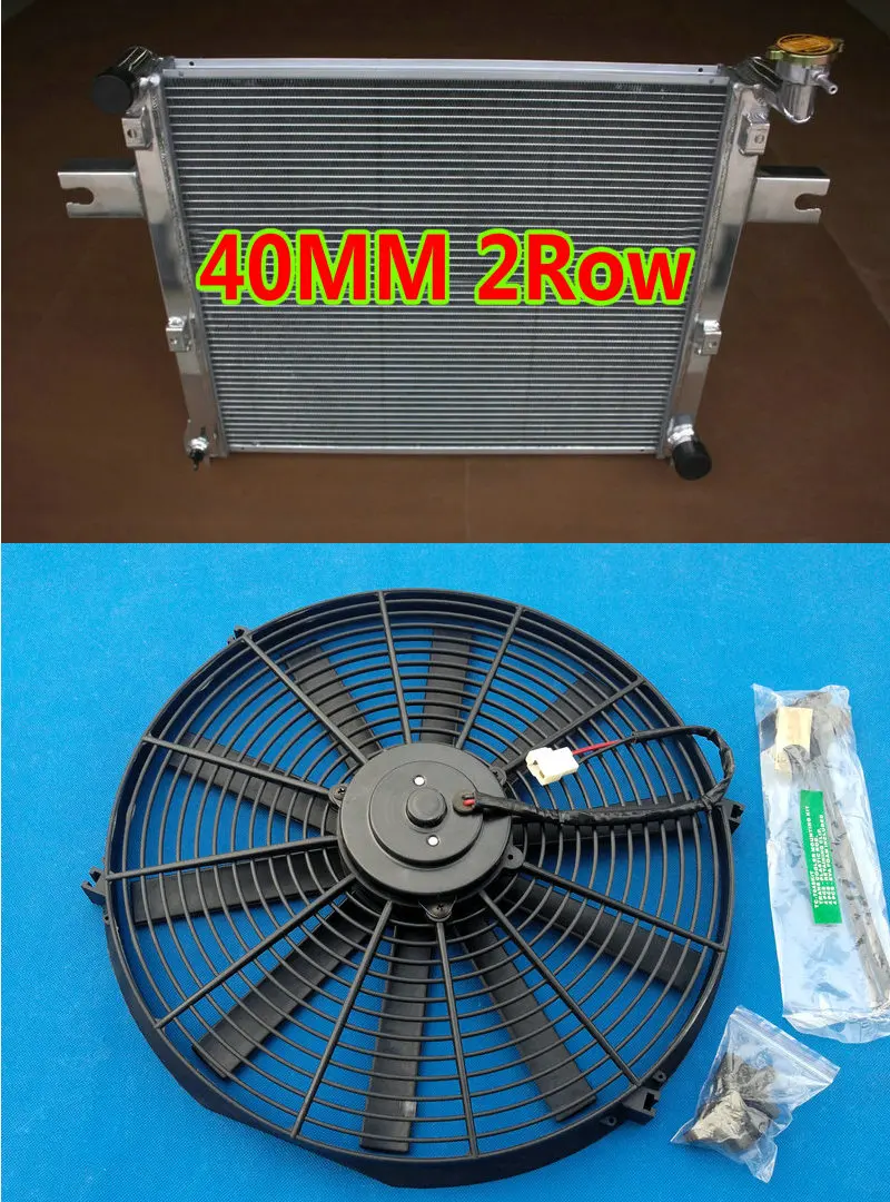 NEW Aluminum Radiator For Jeep Grand Cherokee WK & Commander XK 3.0 3.7 V6  4.7 6.1 5.7 V8 2005-2010 + FAN KIT 05 06 07 - AliExpress