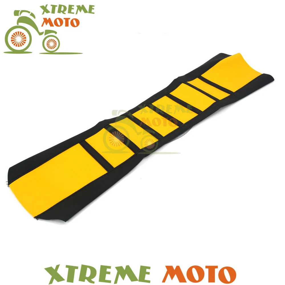 

Yellow Rubber Vinyl Gripper Soft Seat Cover For Suzuki RM RMZ RM125 RM250 RMZ250 RMZ450 Motocross Enduro Supermoto Motorcycle