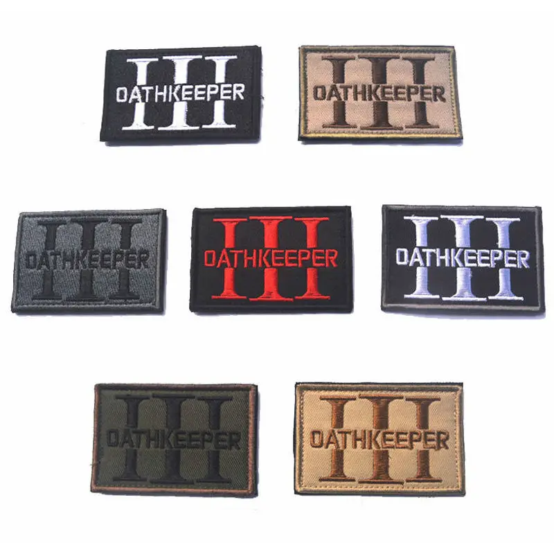 

Embroidery Patch SUCKLESS DATHKEEPER Embroidered Patches Military Tactical Armband Hook&Loop Badge Badges For Clothing Backpack