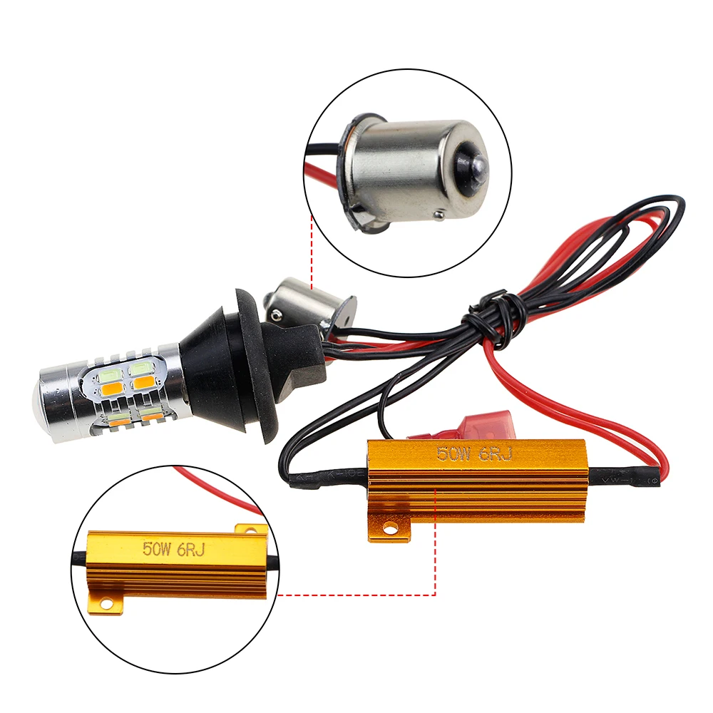 Светодиодный светильник LEADTOPS, DRL, указатель поворота T20+ 1156, автомобильный, передний, боковой, сигнал поворота+ DRL, дневные ходовые огни, лампы DJ