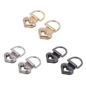 

2pcs Metal Heart Shape Clasp Turn Lock Twist Locks for DIY Handbag Shoulder Bag Purse Hardware Bag Accessories 2019