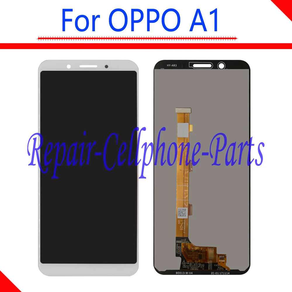 

Black / White 5.7 inch New Full LCD DIsplay + Touch Screen Digitizer Assembly Replacement For OPPO A1 Tracking Number