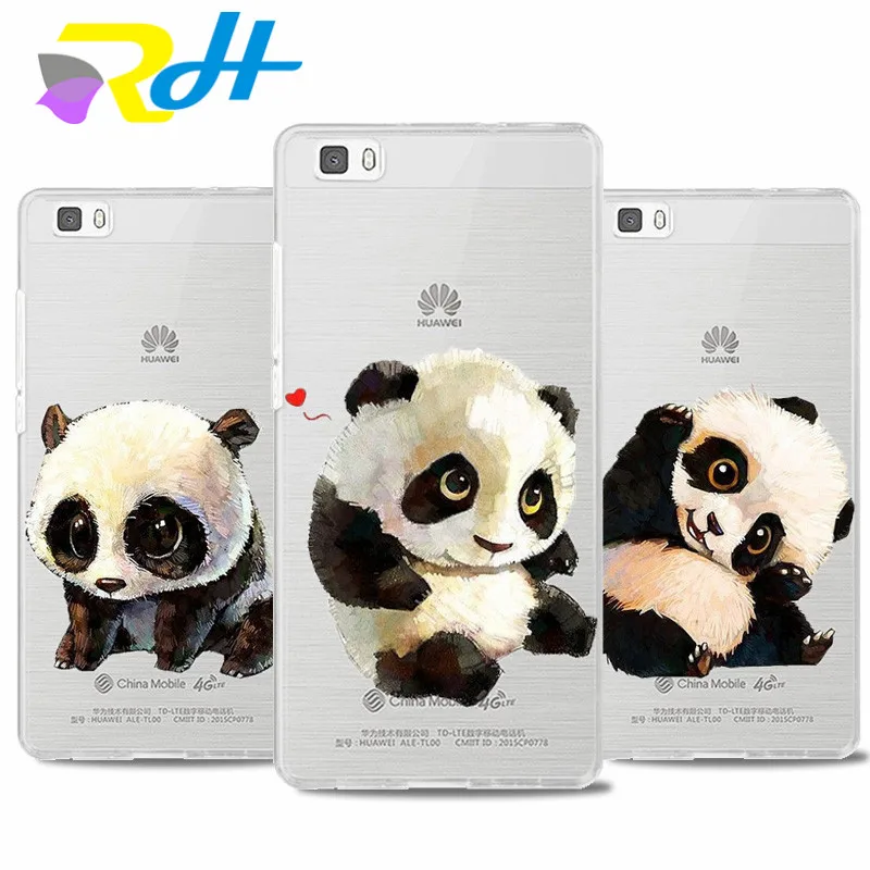 

For funda Huawei P10 case Sticker Panda series cover for Huawei P9 lite case 2019 fashion for P10 Lite P9 Lite P10 Plus case