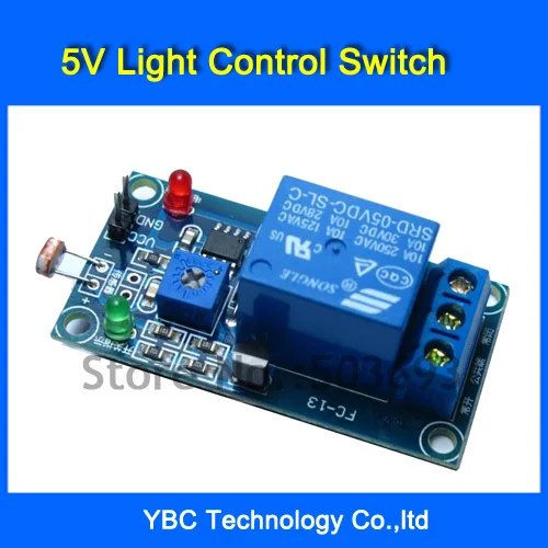 Бесплатная доставка 2 шт./лот 5 В свет Управление переключатель фоторезистор Plus модуль реле
