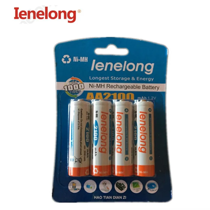 

4pcs/lot Original AA 1.2V 1600mAhIenelong rechargeable AA Ni-MH battery