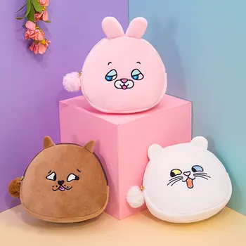 

Women Plush Cosmetic Make Up Case Cute Shell Coin Purse Handbag Females Card Holder Storage Organizer Bag Pouch