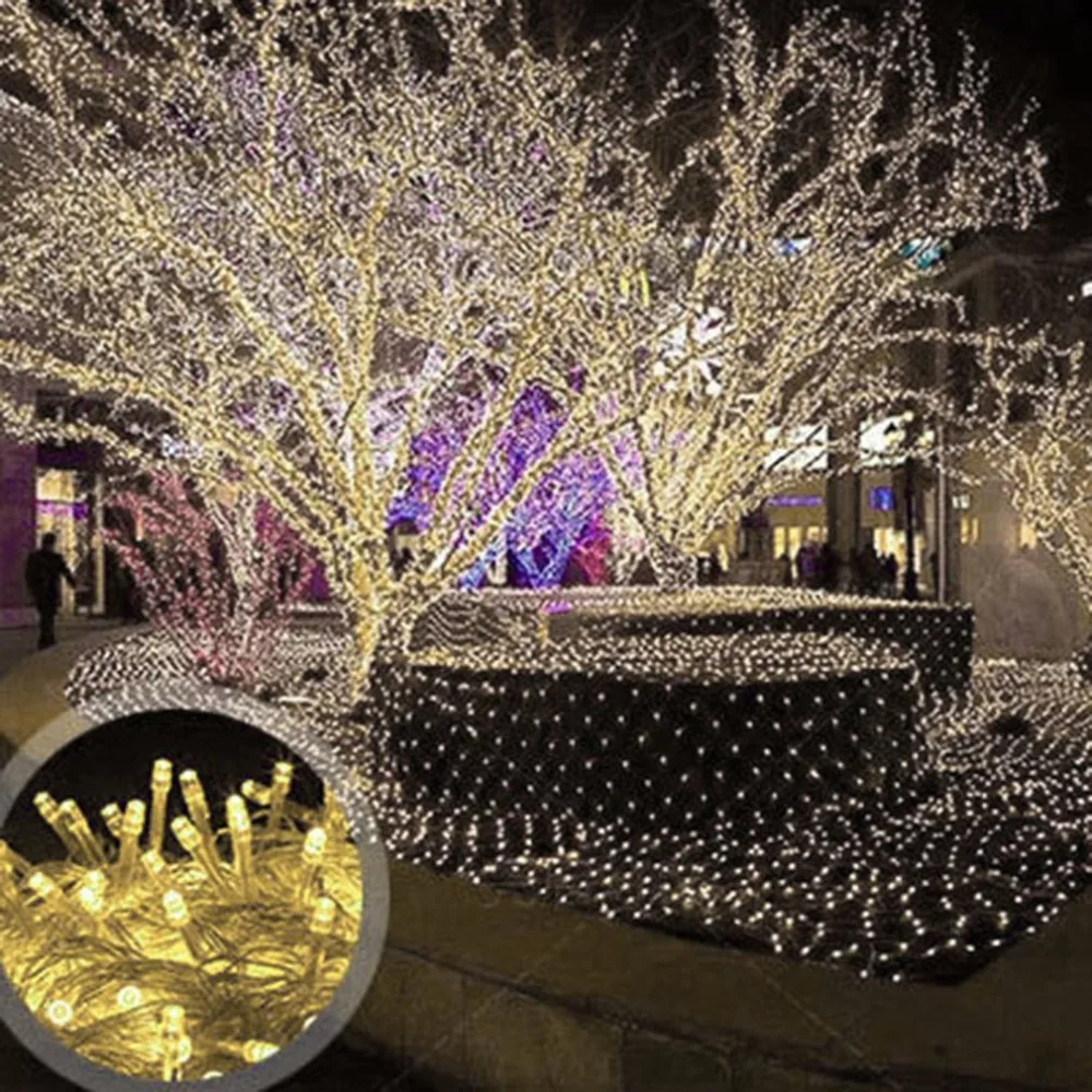 

10M RGB LED String Fairy Light LED String Lights Xmas Garland Party Wedding Decoration Christmas Light EU Plug
