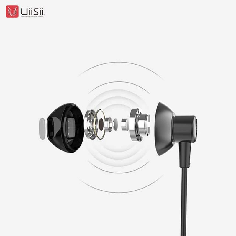 Uiisii HM12 Musik Stereo Earphone 1.2 M 