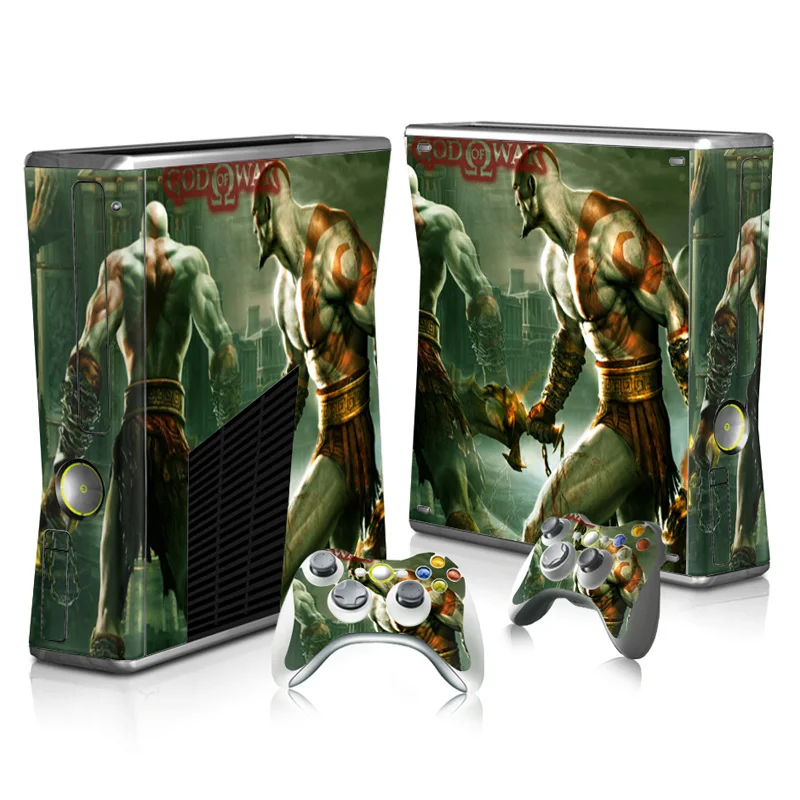 Для Xbox 360 slim стикер для XBOX Виниловая наклейка Xbox360 тонкий кожи и 2 контроллера