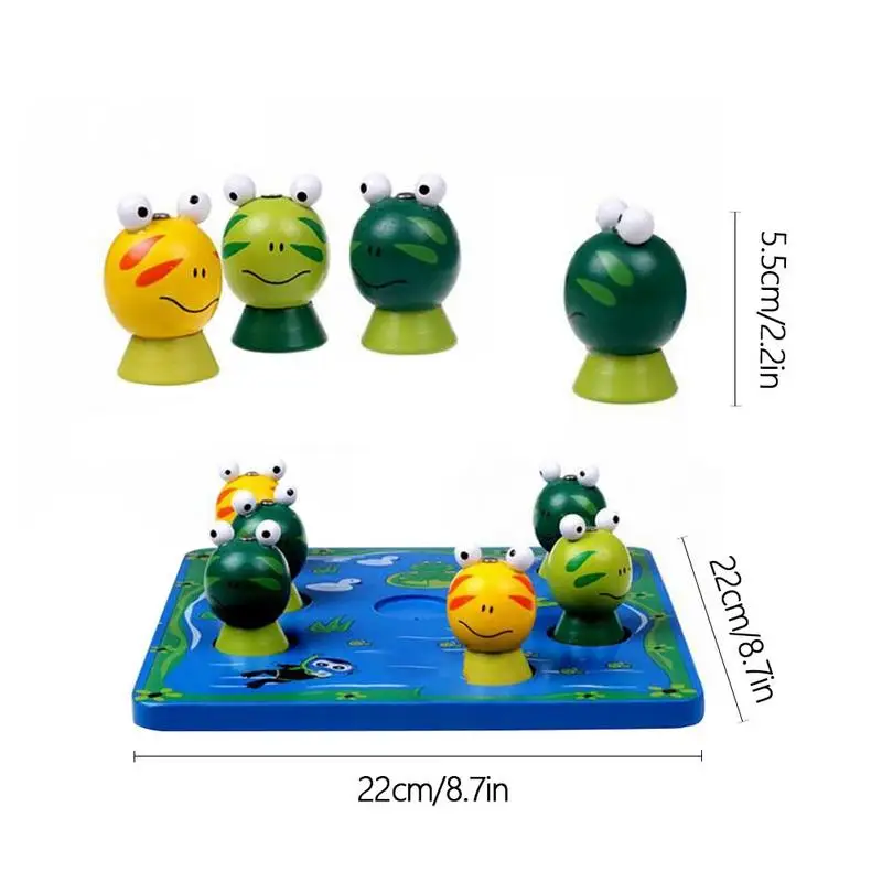 Рыба игрушка деревянная рыболовная игра детская мягкая 3D лягушка детский
