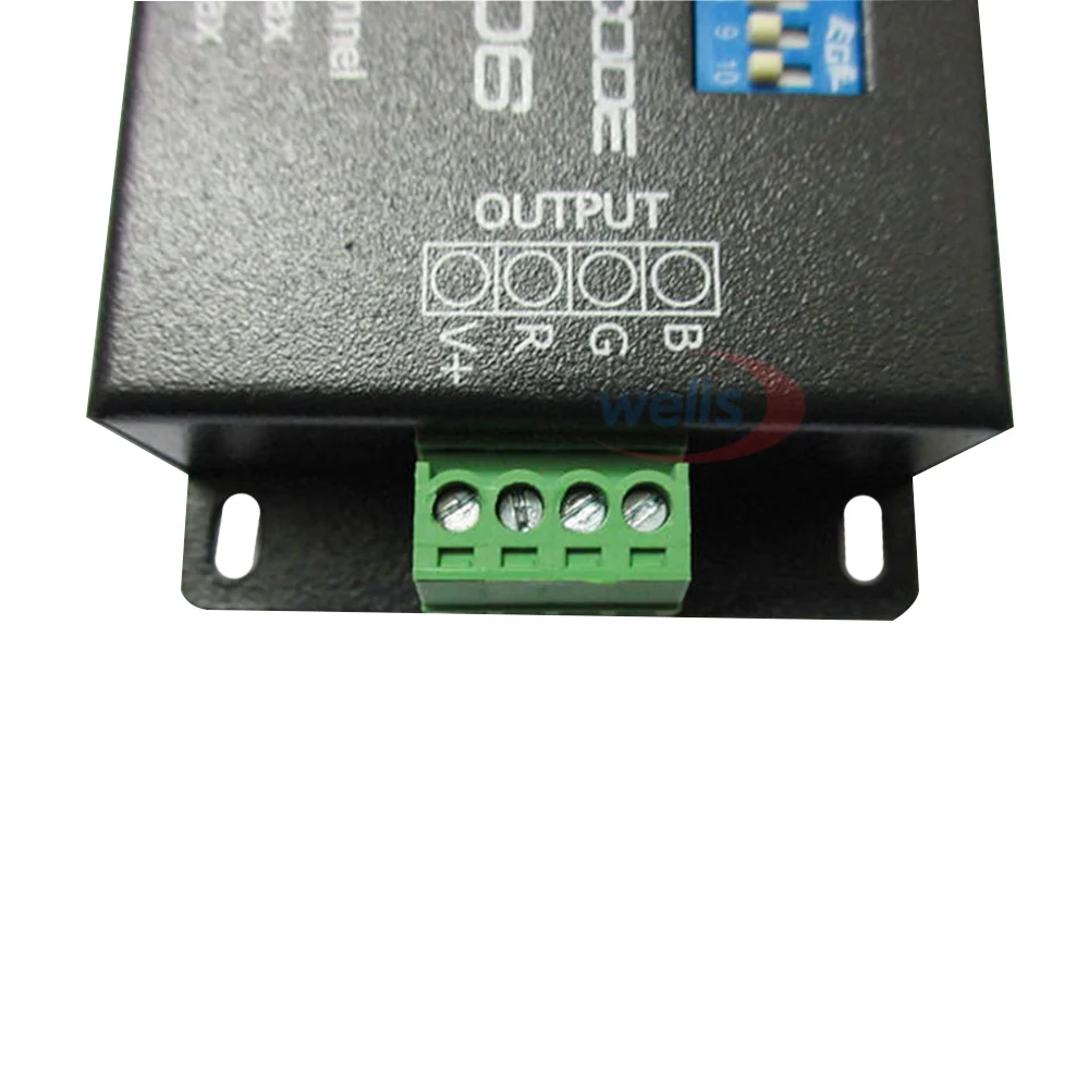 PX24506 DMX 512 декодер драйвер 9A DMX 512 Усилитель 12V 24V светодиодный DMX512 контроллер для RGB светодиодный светодиодные полосы света