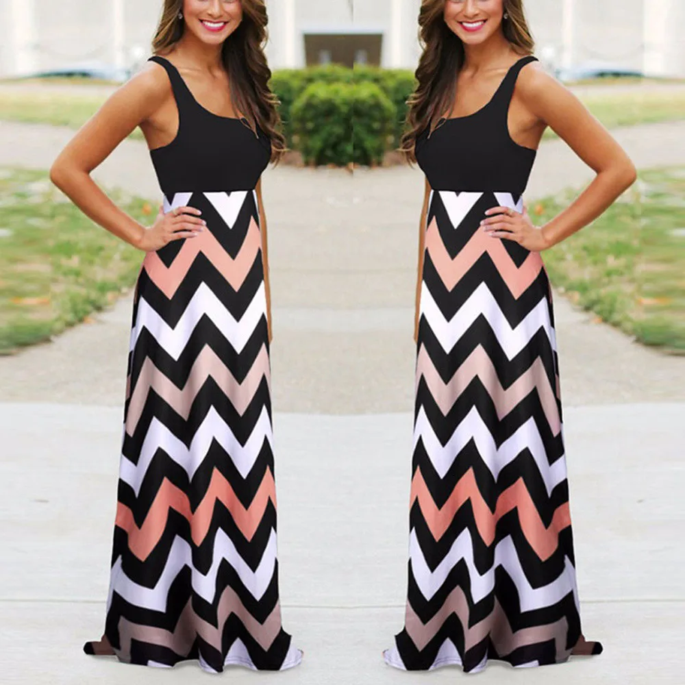 womens striped summer dress