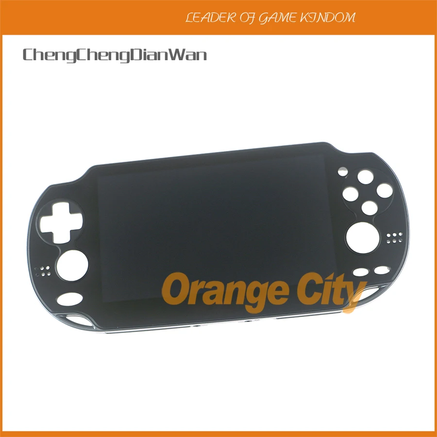 

ChengChengDianWan Original new for PSVita 1000 PSV1000 Black LCD Display with Touch Screen Assembled With Frame