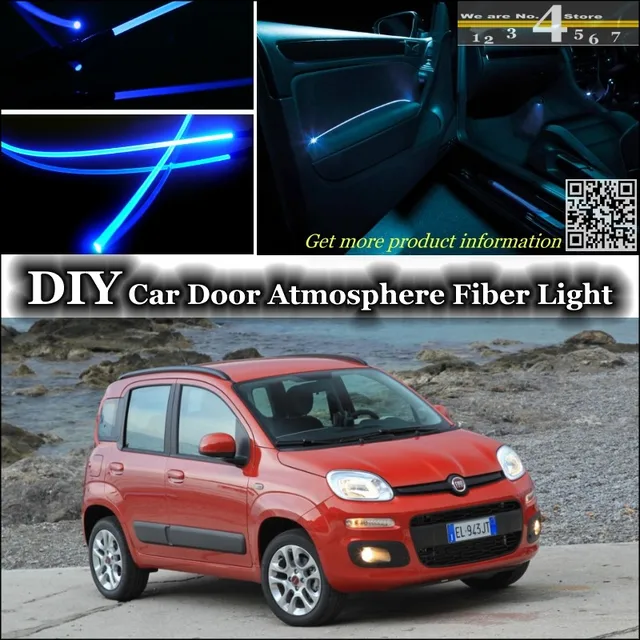 Für Fiat Panda 169 MK2 innen Umgebungslicht Tuning Atmosphäre Fiber ... Für Fiat Panda 169 MK2 innen Umgebungslicht Tuning Atmosphäre Fiber ...