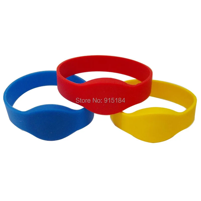 

1pcs 13.56 MHZ MF 1 K S50 F08 NFC Tags ISO14443A Siliconen NFC Polsband Armband RFID Pols Card